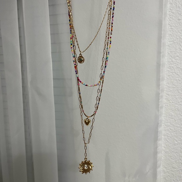 torrid Jewelry - Torrid Gold Multicolor Layered Necklace